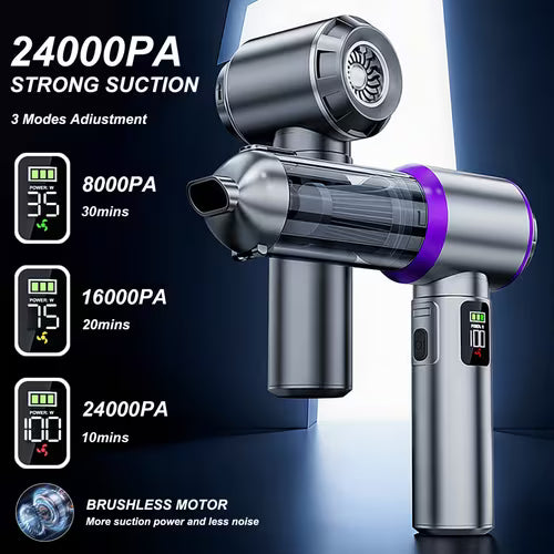 QILIEASY: 2026 NEW 24000Pa Handheld Car Vacuum Cleaner