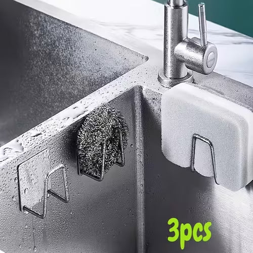 3pcs Set - Stainless Steel Sink Rack with
