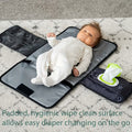 1pc Portable Diaper Changing Pad ( with Tissue storage