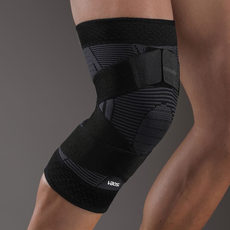 1pc Elastic Breathable Knee Support Sleeve Brace with