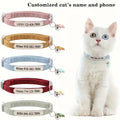 Customized Personalized Cat Collar