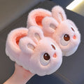 1 Pair Youngsters' Plush Bunny Slippers - Soft Fabric