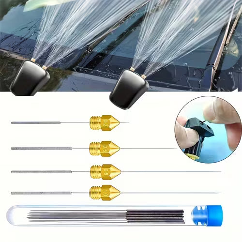 10pcs Stainless Steel Wiper Nozzle Cleaning Kit