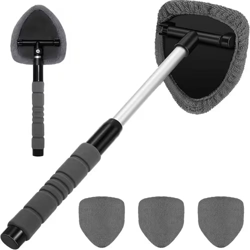 A Set of 4 Microfiber Car Windshield Cleaning Tools
