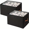 2pcs Foldable Oxford Fabric Shoe Organizer | Dustproof