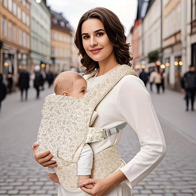 1pc Baby Carrier - Ergonomic Front And Back Design