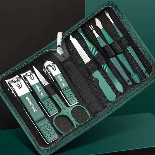 9pcs Luxury Nail Clipper And Manicure Set