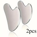 2pcs High-Quality Thick Stainless Steel Gua Sha