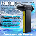 130000RPM Ultra-Strong Portable Turbo Fan/Featuring