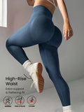 Solid Color Casual Basic Fitness Essential Women's