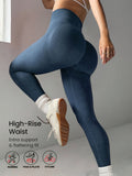 Solid Color Casual Basic Fitness Essential Women's