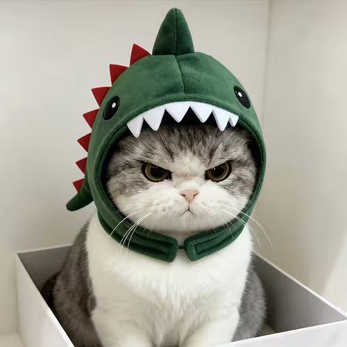 Cat Dinosaur Headgear Ins Cute Costume Pullover