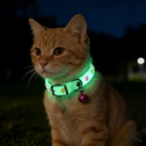 1pc Luminous Pet Collar | Night Safety Anti-Loss