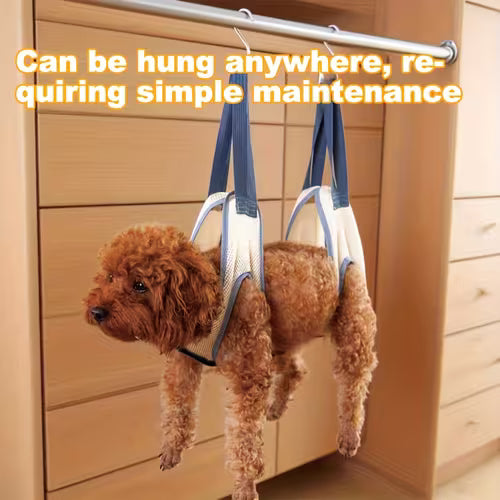 One mesh pet grooming hammock