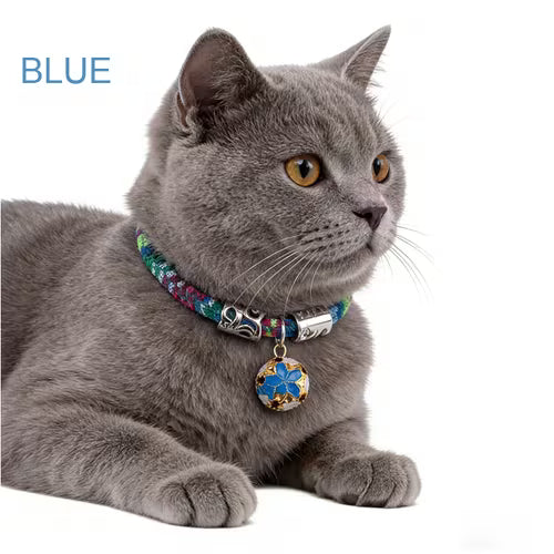 Ethnic Style Cat Collar | Striped Pattern