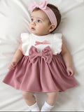 Baby Girl Casual / Cute Sleeveless Bow Decoration