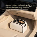 Light Luxury PU Leather Car / Multi-Function Storage