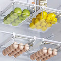 Clear Pull-Out Refrigerator Storage Boxes - Food-Grade