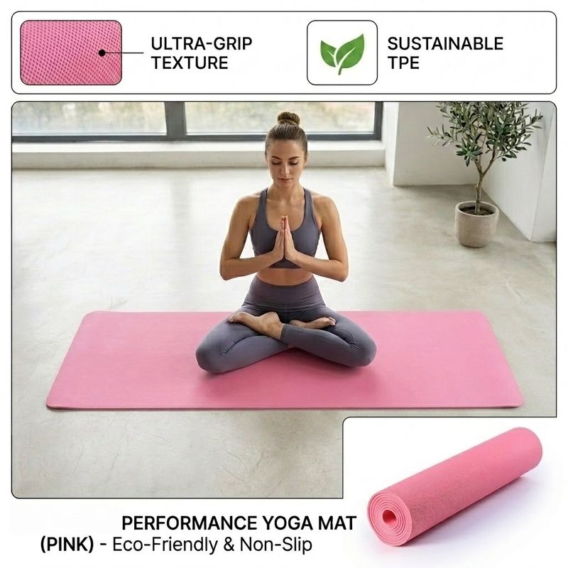 High-Density Non-Slip Yoga Mat