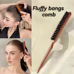 Pointed Tail Comb with Bristles