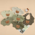 6pcs Muslim Cotton Baby Bibs