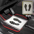 25pcs Disposable Car Floor Mats/Suitable for All