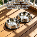 2pcs( Different Sizes) Non-Slip Stainless Steel Cat