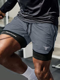 Men's Shorts 2-In-1 Fashion Pockets