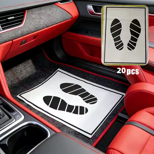 20pcs / 40pcs Pack of Popular Disposable Car Floor Mats