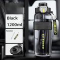 1pc Sports Fitness Water Bottle 1200ml/800ml