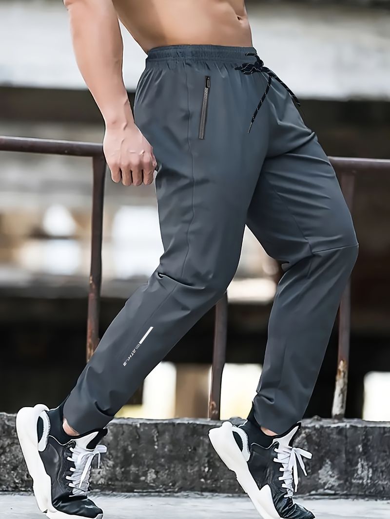 Men's Quick-Dry Moisture-Wicking Athletic Pants with