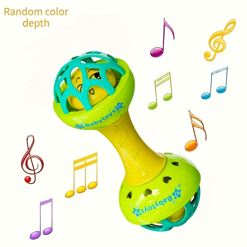 Dutora Baby-Grade Vibrating Hand Bell Toy