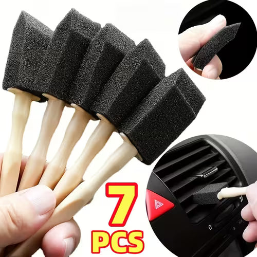 7pcs Car Air Vent Cleaning Brush | Durable Plastic
