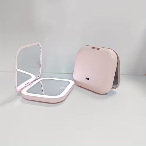 Rechargeable Handheld Mirror / 2X Magnification
