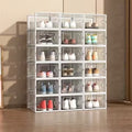 6pcs Thick Transparent Shoe Boxes - Dustproof