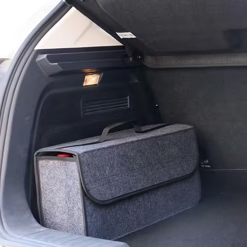 1pc/Felt Storage Box Car Trunk Tool Sorting Storage