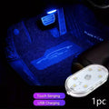 Universal Fit USB Rechargeable LED Car Floor Light