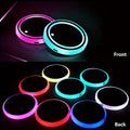 7 colors LED car cup holder lights | USB charging pad