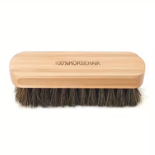 Premium Wooden Horsehair Car Detailing Brush