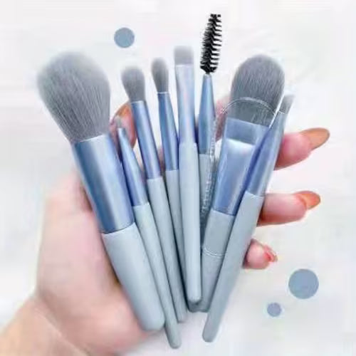 8pcs Mini Travel Women Makeup Brushes Set Portable
