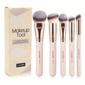 MAANGE 5pcs Skin Makeup Brush Set - Travel-Friendly