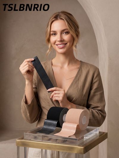2 Rolls Elastic Tape Breathable Lift Up Body Tape