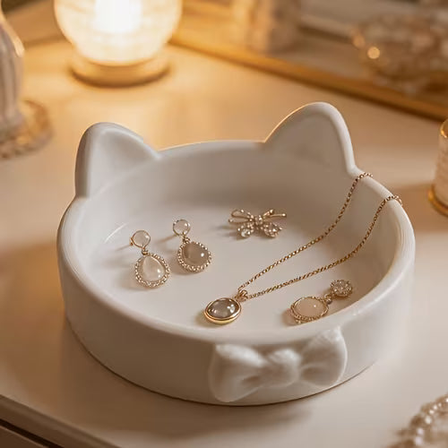 1 Cute Bow Jewelry Box / Jewelry Trays / Suitable for