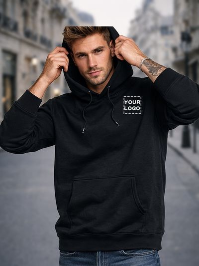 Customized Hooded Sweatshirt | Long-sleeved with