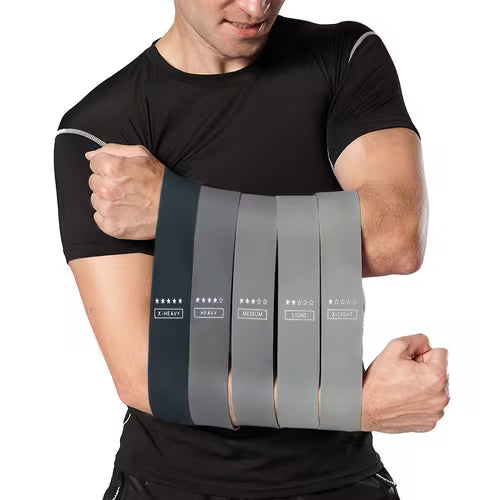 Black And Gray Gradient Elastic Band