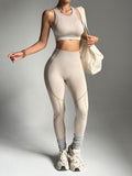 Solid Color Casual Women's Yoga Set