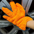1pc Dual-Sided Car Wash Glove - Scratch-Free