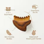 New Curved Ergonomic Design Massage Brush