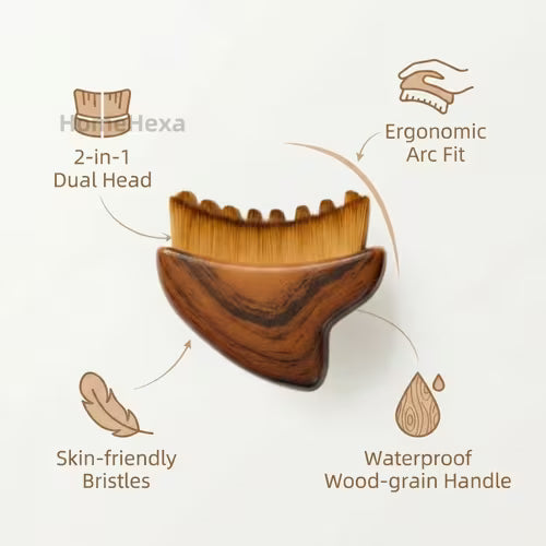 New Curved Ergonomic Design Massage Brush
