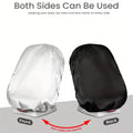 1pc Both Sides Silvery & Black Baby Car Seat Sun Shade